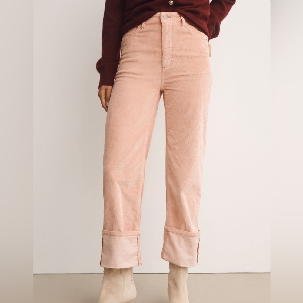 Anthropologie Pilcro Scotty Corduroy Jeans in Coral Pink Size 26
